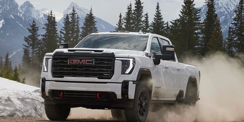 2026 GMC Sierra 2500 driving off-road