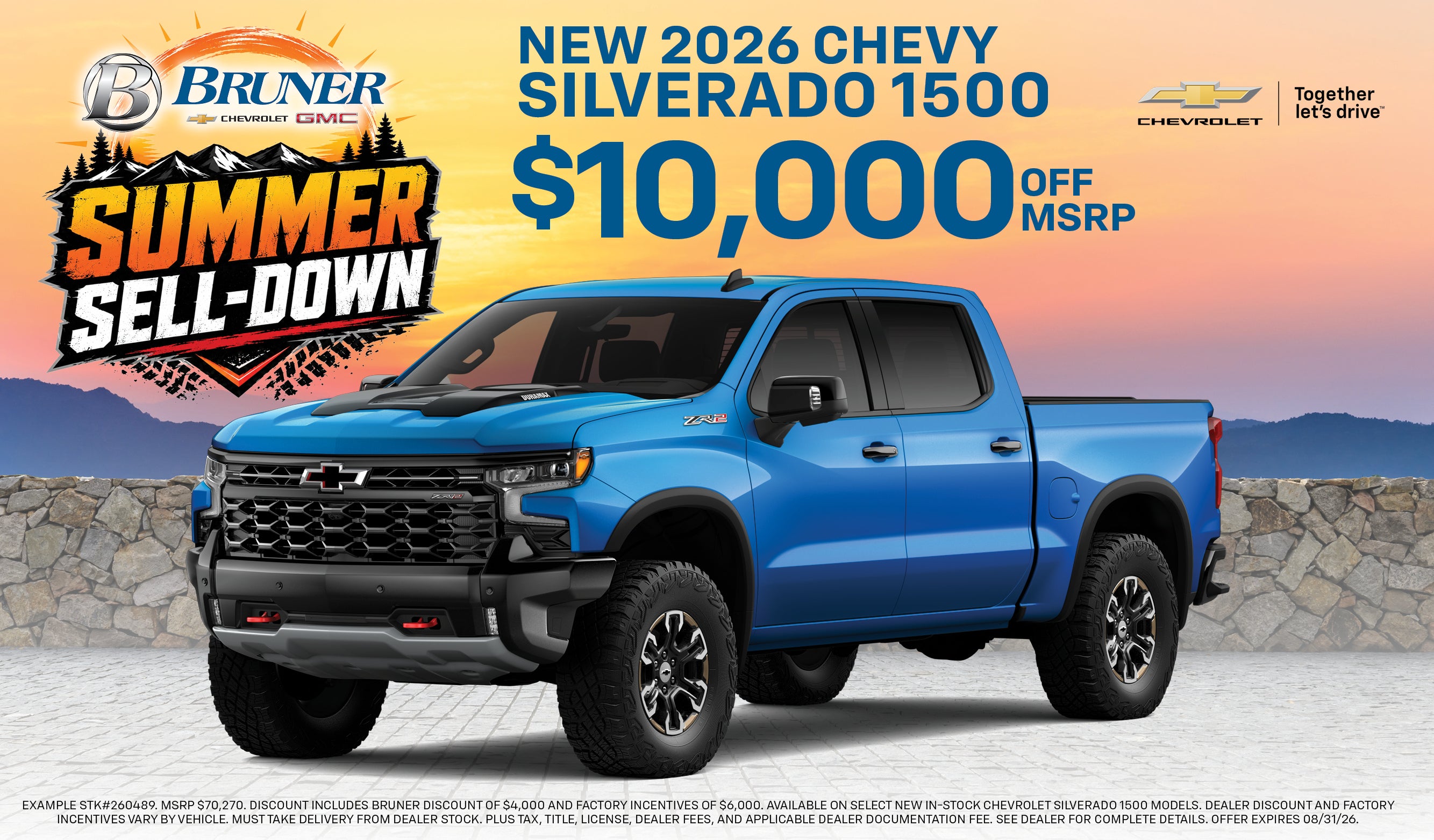 Chevrolet Silverado 1500 — $10,000 OFF MSRP